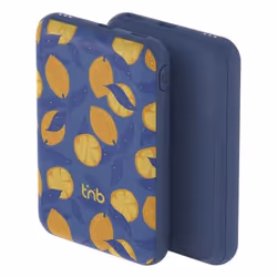 T'nB PBUMAG5LEM banque d'alimentation électrique Lithium Polymère (LiPo) 5000 mAh Recharge sans fil Bleu, Jaune - Vue supplémentaire 2