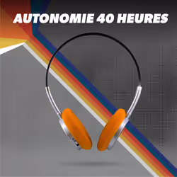 T'nB CBORIGIN Casque Sans fil Arceau Type-C Bluetooth Argent, Marron, Noir - Vue supplémentaire 4
