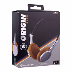 T'nB CBORIGIN Casque Sans fil Arceau Type-C Bluetooth Argent, Marron, Noir - Vue supplémentaire 7