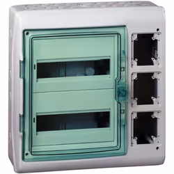 Complémentairesinstallation du coffret : En saillienombre de modules de 18 mm par rangée : 12nombre total de modules de 18 mm ...