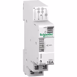 Description générale La minuterie MIN'clic de marque Schneider Electric est un appareil électromécanique programmable qui per ...