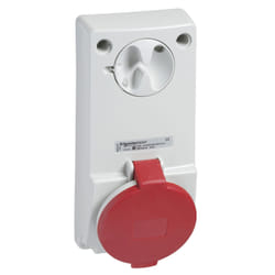 Schneider Electric 82036 prise de courant Gris, Rouge
