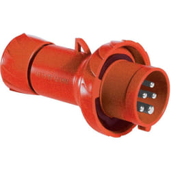 Fiche Schneider industrielle mobile 3X32A+NT 400V IP67 rouge PKX32M735