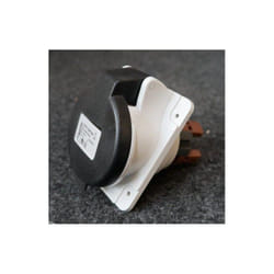 Schneider Electric - Prise socle industrielle coudée 3P+T 16 a 480-500V connexion rapide IP44 PratiKa Schneider