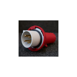 Schneider Electric - Fiche prise mobile 3P+T 16A mâle 380-415V rouge droite 6H étanche IP67 pratika