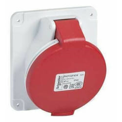 Schneider Electric - schneider PKF32F434 Socle encastré incliné 32A 3P+TT 380-415V IP44