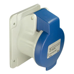 PratiKa - socle de prise droite -16A - 2P+T - 200-250 v ca- IP44 - à vis (PKF16G423)