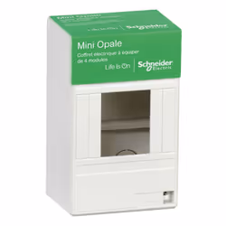 Description générale Le coffret modulaire Mini Opale de Schneider est une solution compacte et esthétique, idéale pour les in ...