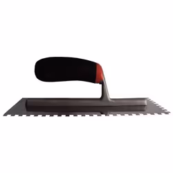 Platoir MOB denté 10x10 - NO NAME - Outil de construction - Inox - 28x12 cm