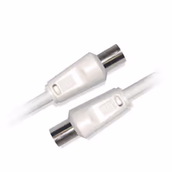 Câble coaxial - D2DIFFUSION - PAL 952 mm - 5m - Blanc - Connecteur idéal pour équipements