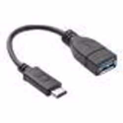 Câble USB 2.0 - D2DIFFUSION - Adaptateur USB-C mâle vers USB A femelle - 15 cm - Noir - Transfert de données