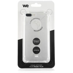 WE Coque pour iPhone 7 Plus Anti-choc Transparente