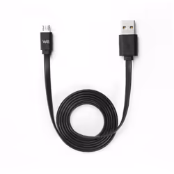 WE WEUSBMICROPLREV100N, 1 m, USB A, Micro-USB B, USB 2.0, Noir