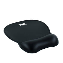Tapis de souris - WEREPOSOURIS - Noir - Rembourrage en gel - Base anti dérapante - Design incurvé