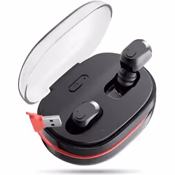 Écouteurs sans fil - WE - WEINTRASANSFIL - Noir - Intra-auriculaires - Réduction de bruit active