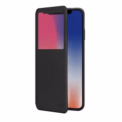 Etui de Protection en Cuir WE pour HUAWEI P20 LITE - Technologie Absorption des Chocs & Finition - Noir
