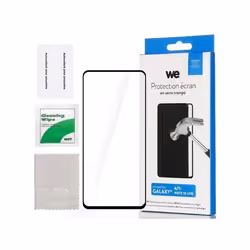 WE Verre Trempé pour [GALAXY A71] - Film Protection Ecran Anti-Rayures - Anti-Bulles dAir - Ultra Résistant - Dureté 9H Glass