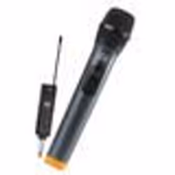 Microphone Dynamique - WE - D2 - Sans fil - Écran LCD - Jack 6.35mm - Orange