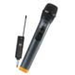 Microphone Dynamique - WE - D2 - Sans fil - Écran LCD - Jack 6.35mm - Orange