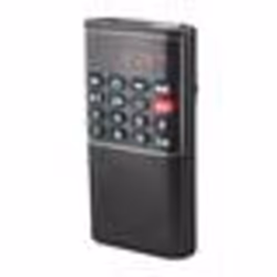 Radio de Poche Rechargeable FM Lecteur de Carte Micro SD RMS 3W Prise Casque - Noir