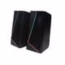 Enceinte PC WE 2.0 2 x 3W RMS Connexion Bluetooth LED RGB Port USB Jack stéréo 3.5 mm Interrupteur on/off