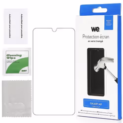 Verre Trempé - WE - Samsung Galaxy A31 - Anti-Rayures - Anti-Bulles - Dureté 9H
