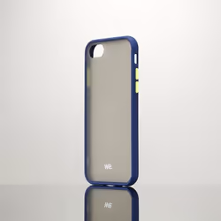 Coque caoutchouc - WE - iPhone 6/7/8/SE 2020 - Bleu - Anti-choc - Anti-buée