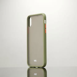 Coque - WE - iPhone X/XS - Kaki - Anti-choc - Anti-buée - Anti-empreinte