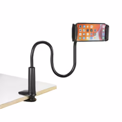 Support universel avec long bras flexible pour portable We Noir
