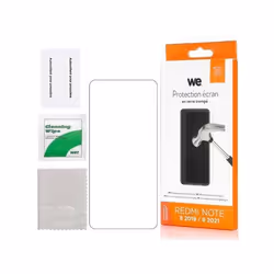 Verre Trempé - WE - XIAOMI REDMI NOTE 8 - Anti-Rayures - Anti-Bulles dAir - Dureté 9H