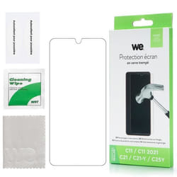 WE Verre Trempé pour [REALME C21] - Film Protection Ecran Anti-Rayures - Anti-Bulles dAir - Ultra Résistant - Dureté 9H Glass