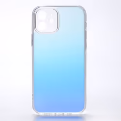 Coque de protection - WE - Apple iPhone 12 - Dos mat - Effet irisé - Anti-chocs