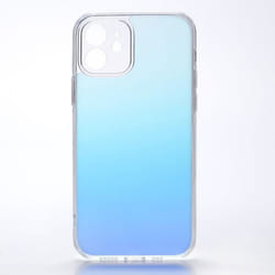 Coque de protection - WE - Apple iPhone 12 - Dos mat - Effet irisé - Anti-chocs