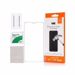 WE Verre Trempé pour [XIAOMI 11T / 11T PRO] - Film Protection Ecran Anti-Rayures - Anti-Bulles dAir - Ultra Résistant - Duret ...