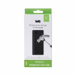 Verre Trempé - WE - WIKO POWER U10/U20/U30 - Anti-Rayures - Anti-Bulles - Ultra Résistant