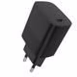 Chargeur secteur WE 1 Port USB-C - 5V/3A 9V/2.22A 12V/1.67A 20W - Power Delivery - Format mini - Noir