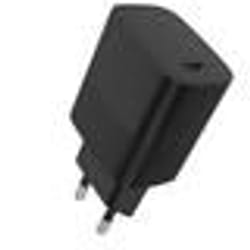 Chargeur secteur WE 1 Port USB-C - 5V/3A 9V/2.22A 12V/1.67A 20W - Power Delivery - Format mini - Noir