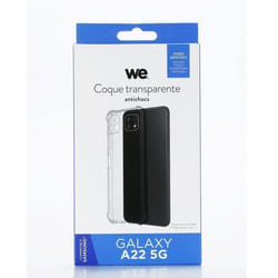 Coque de protection - WE - SAMSUNG GALAXY A22 5G - Transparent - Anti-chocs - Ultra résistant