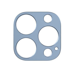Protection dobjectifs - WE - iPhone 13 PRO - Alliage daluminium - Anti-rayures - Bleu Alpin