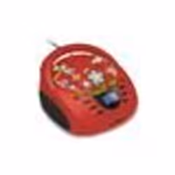 Lecteur - Radio CD - USB WeKids: FM Lecteur CD/CD-R/CD-RW/MP3 RMS2*2W entrée Aux et Micro modèle Rouge insecte