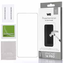 Protection écran - WE - APPLE IPHONE 14 PRO - anti-rayures - anti-bulles - dureté 9H