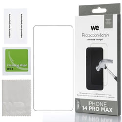 Protection écran - WE - APPLE IPHONE 14 PRO MAX - Anti-rayures - Anti-bulles - Dureté 9H