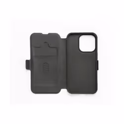 Etui folio - WE - iPhone 14 Pro - Noir - Fermeture magnétique - Anti-chocs - Fonction support
