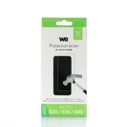 Protection écran - WE - MOTOROLA E20/E30/E40 - Anti-rayures - Anti-bulles - Ultra-résistant