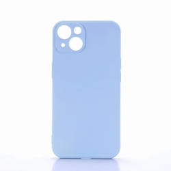We Coque Silicone Apple iPhone 14 - Bleu