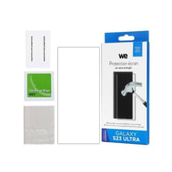 Verre trempé - WE - SAMSUNG S23 - Dureté 9H - Anti-rayures - Anti-bulles dair