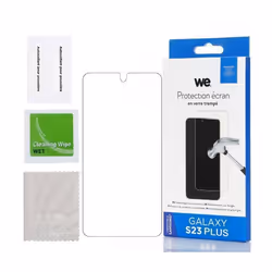 Protection écran - WE - SAMSUNG S23 PLUS - Anti-rayures - Anti-bulles dair - Ultra-résistant