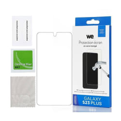 Protection écran - WE - SAMSUNG S23 PLUS - Anti-rayures - Anti-bulles dair - Ultra-résistant