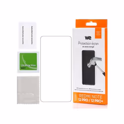 Protection écran - WE - XIAOMI REDMI NOTE 12 PRO - Anti-rayures - Anti-bulles dair - Dureté 9H