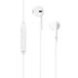 Ecouteurs WE avec connecteur Lightning de couleur blanche. Câble 120 microphone intégré télécommande intégré au câble